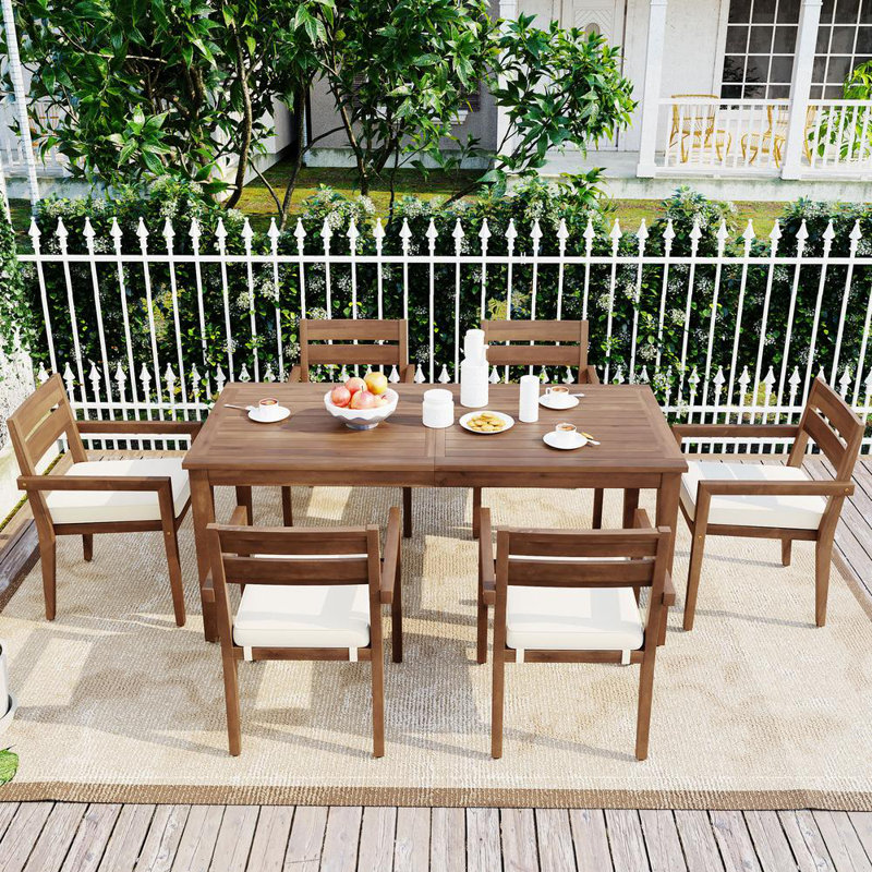 Modern Backyard Dining Set