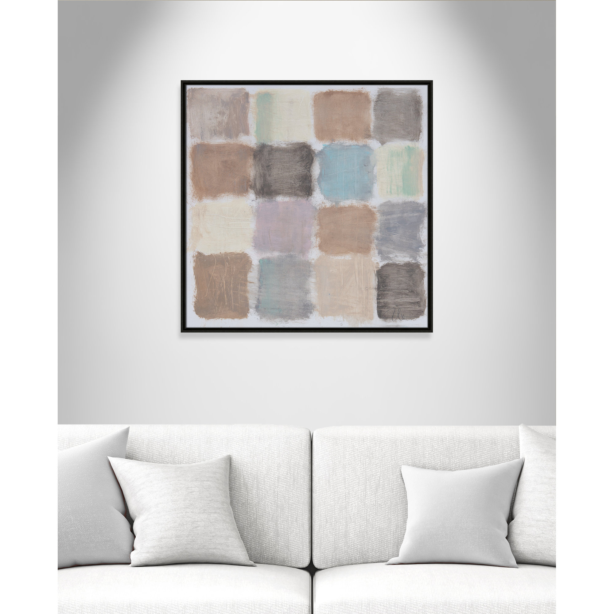 Powder Room Relections Print by Filippo Ioco for Birch Lane?, Espresso, 31.5" H x 31.5" W x 2" D