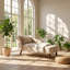 Chaise longue en bois d'eucalyptus Aurelia