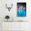 Water Meeting Rock - Wrapped Canvas-55305295