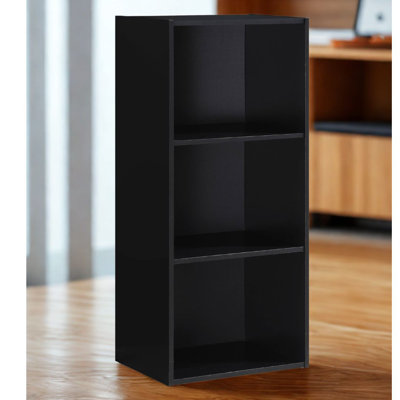 Tall Bookcase with Open Storage Bookshelf for Home or Office