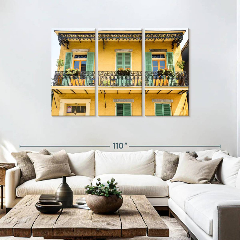 Sebbie French Quarter Inn Louisiana, 48" H x 74" W