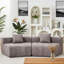 Canapé modulaire courbé Chenille-549373629