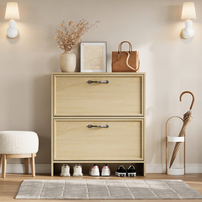 8 Pair Flip Down Shoe Storage