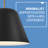 Cayson 1 - Light Lacquered Brass Pendant-917419461-917419462