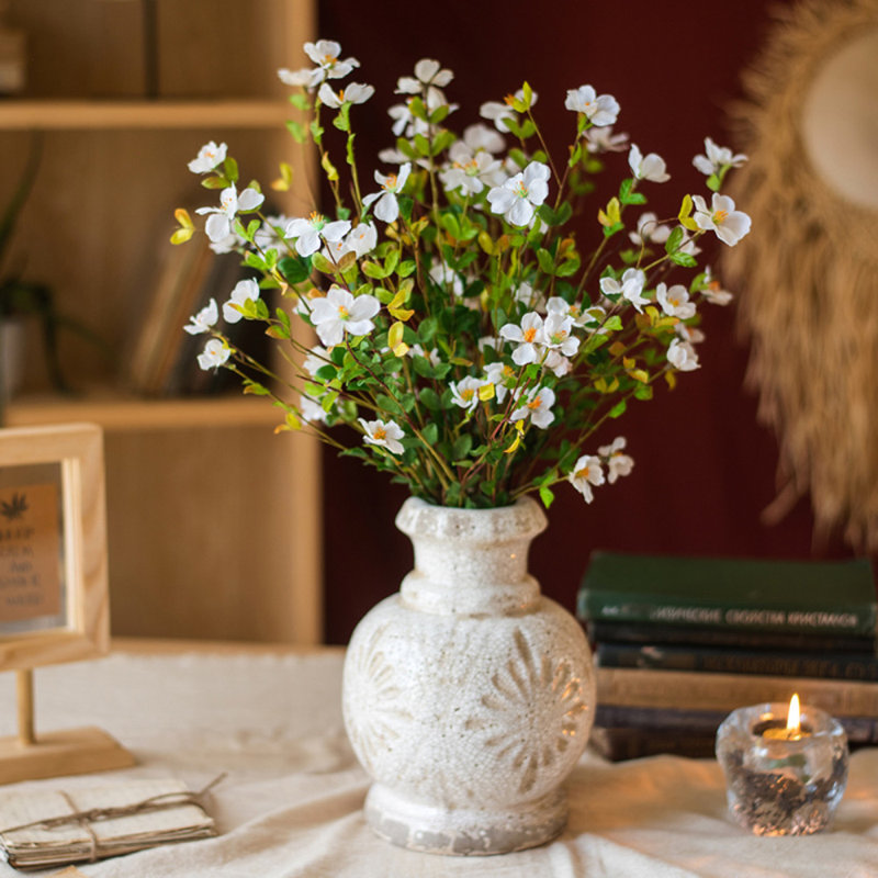 Tige de gaura en soie, 5 tiges, Vert