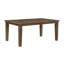 Contemporary 7pc Dining Set Extendable Table Chairs Set Light Brown Finish Durable Classic Dining Furniture-1373993104