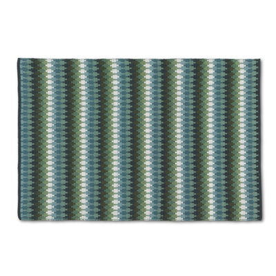 Justice Striped Cotton Hand Woven 80cm X 200cm Area Rug