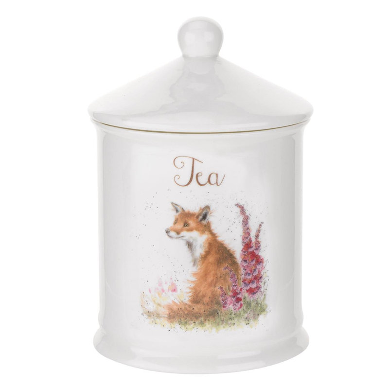 Royal Worcester Rw-Wrendale Designs Tea Canister Foxgloves