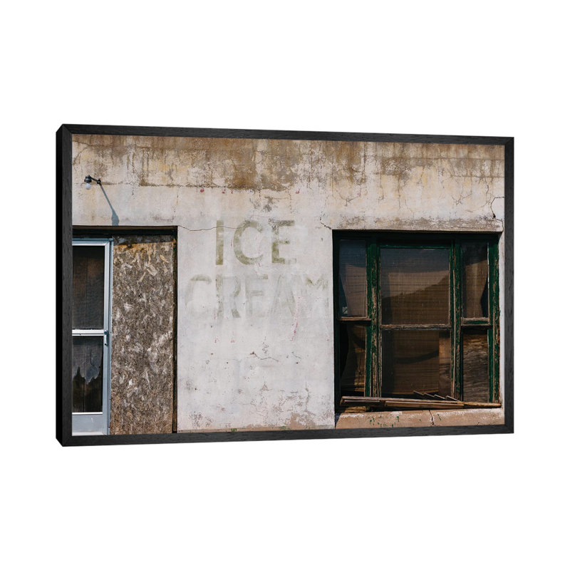 New Mexico Ice Cream III by Bethany Young - Print on Canvas, Black Framed, 45.72cm H x 66.04cm W x 3.81cm D