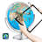 Educational Globe for Kids, 10 in/254 mm, Interactive AR World Globe with AR Golden Globe APP LED Night Lighting 720° Rotation, STEM Toy Gifts for Kids Compatible with Android or iOS Devices