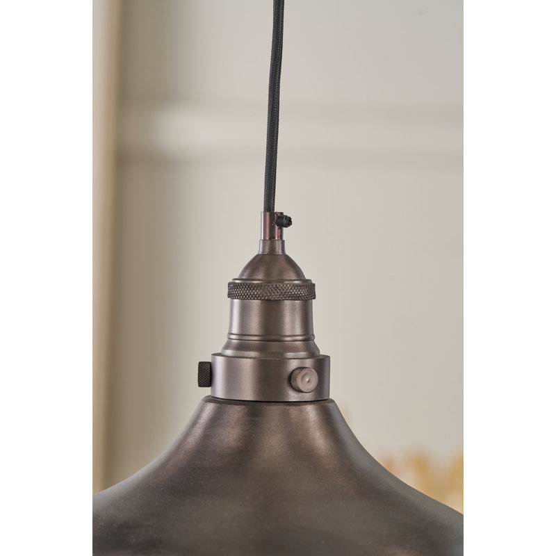 1 - Light Bowl Pendant, Bronze