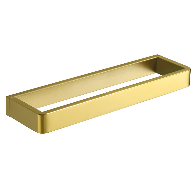 Abdinasir Bathroom Towel Ring, Brushed Gold