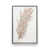 Toile avec cadre en chrome poli