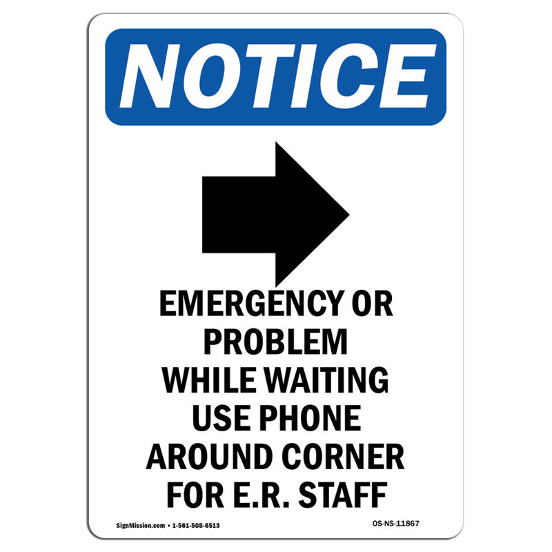 Emergency or Problem Sign
