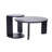 Nesting Round Wood Coffee Table Set with End Tables