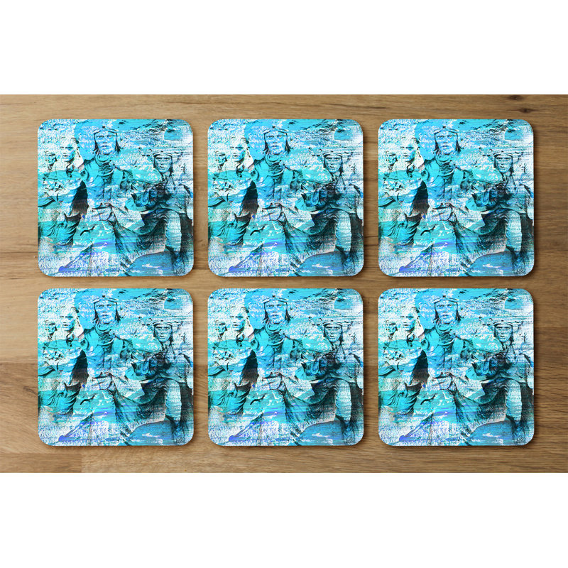 Square 6 Piece Coaster Set