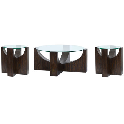 Table basse avec 2 tables de bout Janda