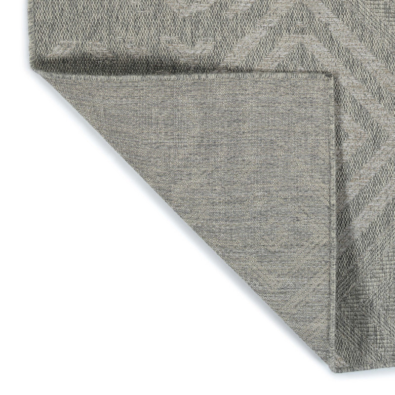 Tapis texturé moderne, transitionnel, géométrique, style Sud-Ouest, Rectangulaire 2 pi x 3 pi