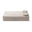 Canapé-lit 2 en 1 avec coussin, canapé-lit simple, canapé-lit pour plancher et futon, canapé-lit pliant en mousse pour le salon, les invités, le bureau, un appartement, aucun assemblage requis