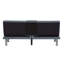 Canapé-lit futon convertible moderne avec ports USB et porte-gobelets rabattables