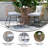 Clavens Indoor/Outdoor Boho Rattan Rope Bistro Set with Side Table and Cushions-71005285