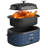 Electric Roaster Oven With Removable Pan, 3 Compartments