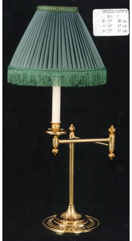 Delafuente Metal Table Lamp, French Gold
