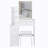 Ray Cabinet Vanity Table with Padded Stool-184102690