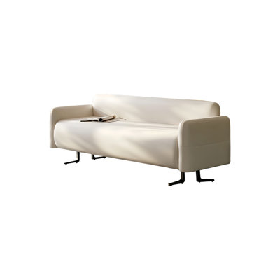 Banc de rangement en microfibre Chaynee
