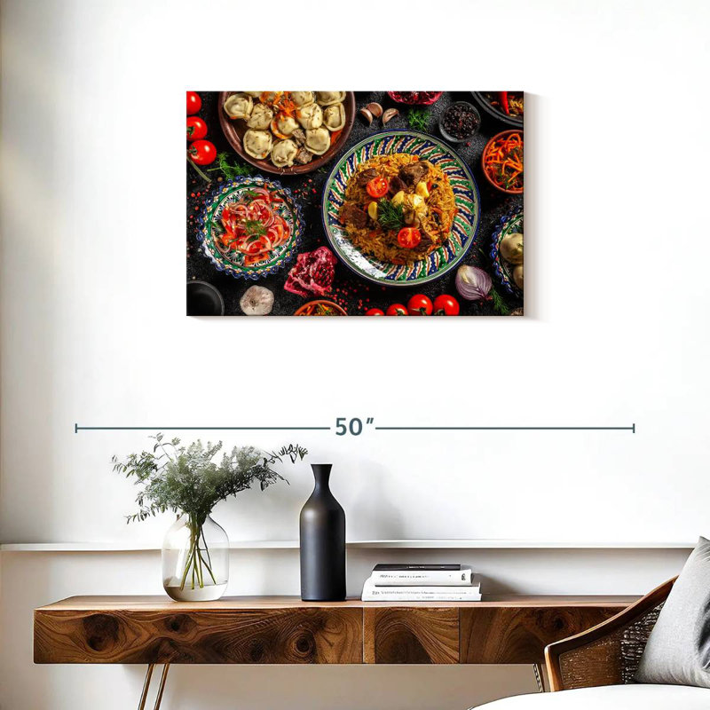Uzbek New Year Food, 20" H x 30" W