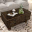 Table basse rectangulaire en bois massif pour le salon (y compris la table basse, sans les chaises)