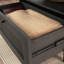 Table basse, finition noire