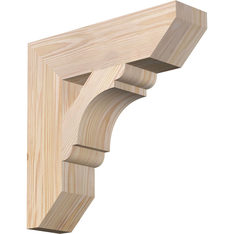 Support latté 3 1/2 "x P 14" x H 14 ", sapin Douglas, Douglas (lisse), H 14 po x l 3,5 po x P 14 po