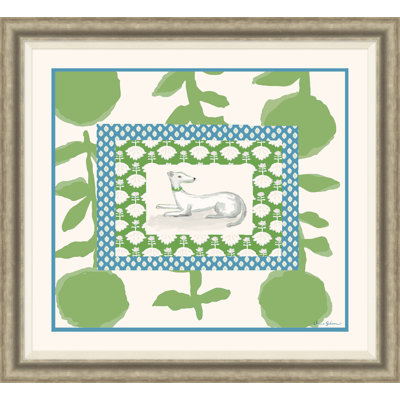 Whippet Print by Dana Gibson