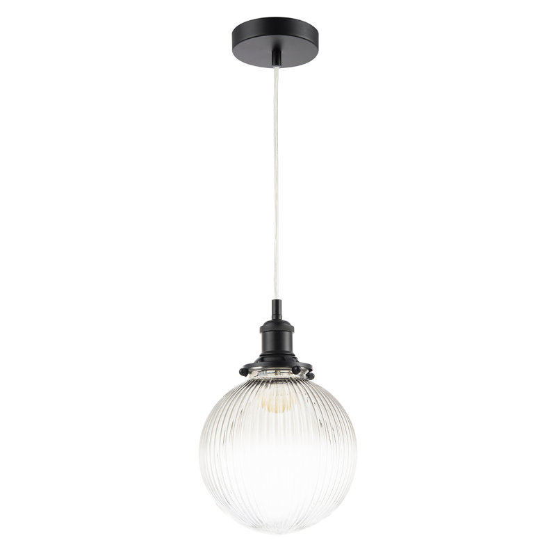 1 - Light Sphere Pendant, Matte Black