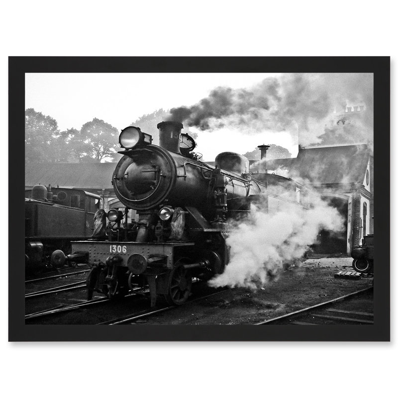 Steam Engine Train - Single Picture Frame Print