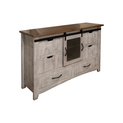 Commode 6 tiroirs (MIROIR NON INCLUS)