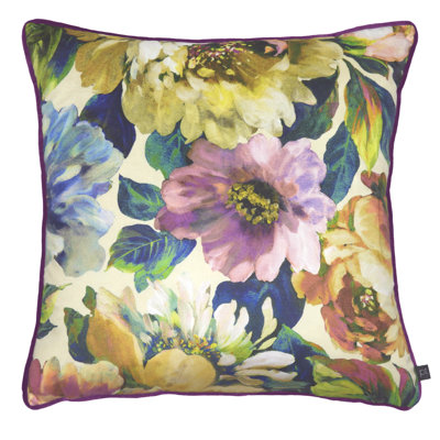 Gehring Floral Square Throw Pillow Cover
