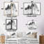 «Black and White Tall Pine Tree Forest», art sur toile de pin, art mural nature noir 2 pièces-1017487708-1017487698-1017487699