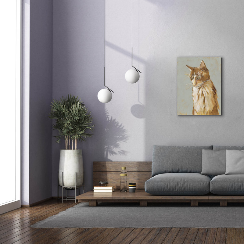 "Epic Graffiti" Lap Cat 2 "par Chariklia Zarris, art mural sur toile, 26 po x 34 po, H 34 po x l 26 po