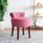 Vanity Solid Wood Accent Stool-1164744037
