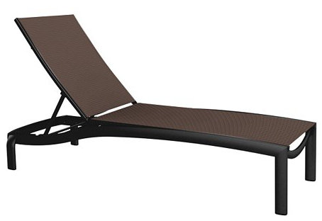 Kor Outdoor Chaise Lounge, Gold Coast, Obsidian