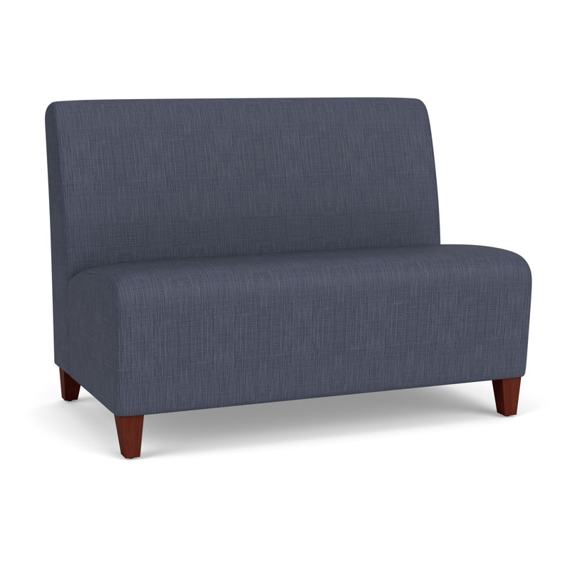 Causeuse Siena, Mahogany, Plot Line Navy