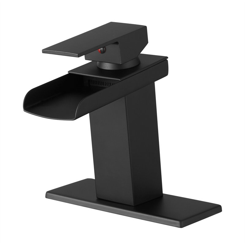 Single-handle Bathroom Faucet, Matte Black