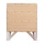 Table de chevet blanche élégante et contemporaine-1965283319