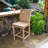 Teak Patio Dining Set with Rectangular Table-1234020142