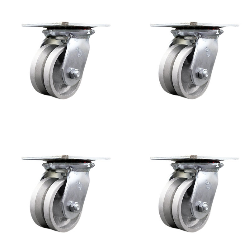 Roulettes semi-robustes en acier