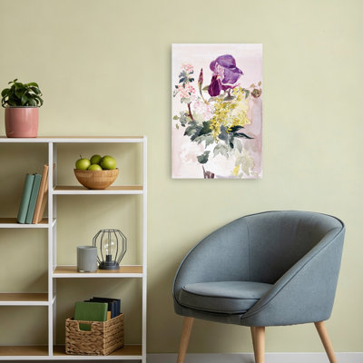 Flower Piece With Iris, Laburnum, And Geranium Classic Contemporary Traditional Geranium Iris Orchid Nature Flower Wall Art Print by Edouard Manet - Wrapped Canvas Print