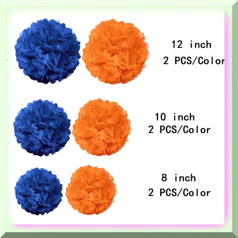 White Gold 9-Piece Paper Flower Set